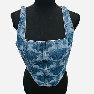 Denim Corset